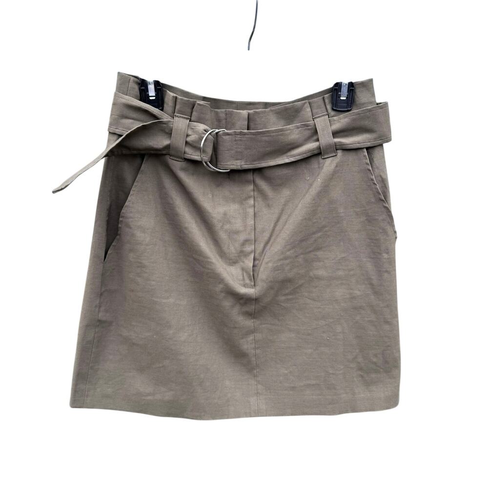 A.L.C. ALC Bryce Mini Skirt Olive Green 8